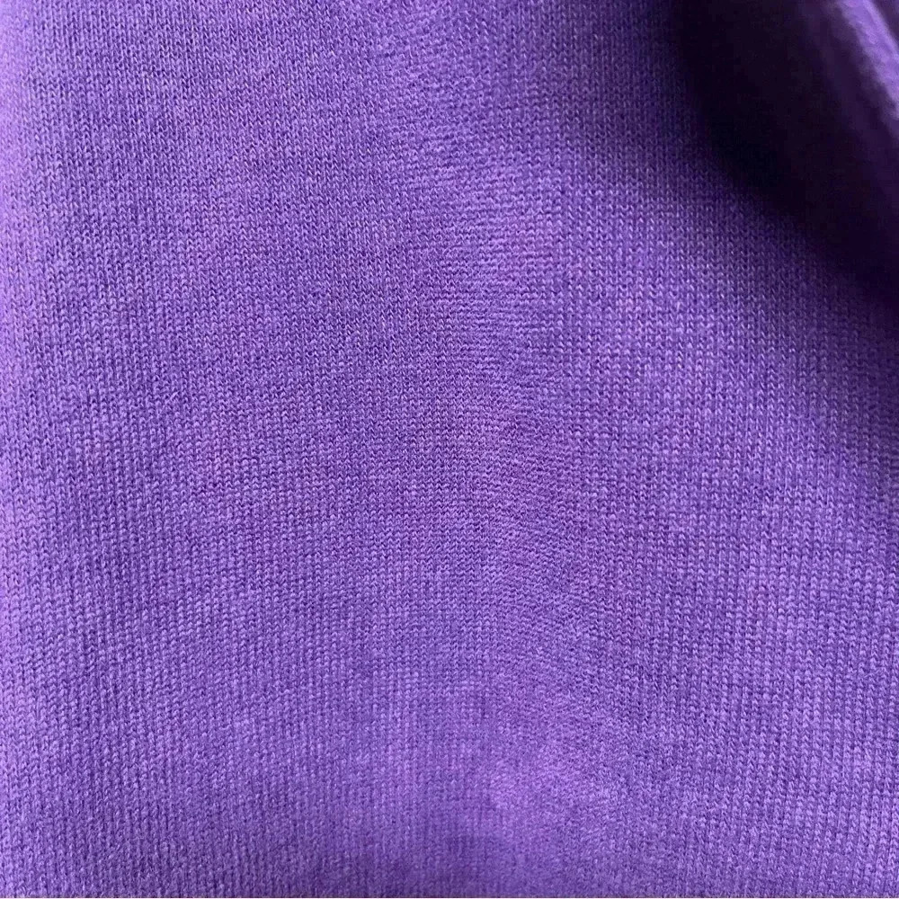 Orvis Sweater Mens XL Soft Purple 1/4 Zip Pima Cotton Pullover Knit Outdoor - Picture 6 of 6